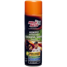 Műszerfalápoló magas fényű spray Citrom illattal 750 ml Moje Auto 19-010