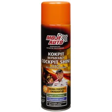 Műszerfalápoló magas fényű spray Vanília illattal 750 ml Moje Auto 19-009