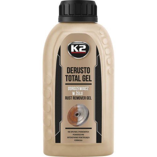Rozsdaoldó gél K2 Derusto Total Gel L375 250ml