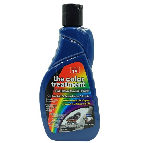 Színpolír kék színű carnauba és P.T.F.E adalékkal 354ml the treatment