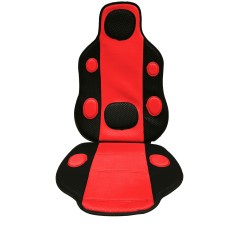 Ülésvédő fekete-piros színű, kagyló és pilóta ülésekhez AM1601