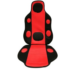 Ülésvédő fekete-piros színű, kagyló és pilóta ülésekhez AM1601