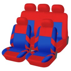 Univerzális üléshuzat garnitúra piros-kék (osztható) Exlusive