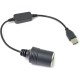 USB szivargyújtó átalakító kábel 5V ->12V 