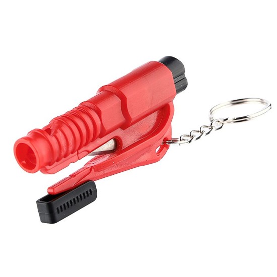 Kulcstartó üvegtörő kalapáccsal és biztonsági öv vágóval CM58016