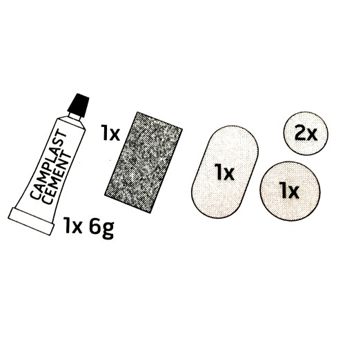 Kemping (sátor, ponyva, táska stb...) javító készlet Tip-Top