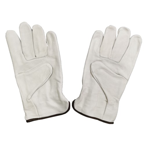 Kesztyű, bőr munkavédelmi világos-szürke EM1310AB105