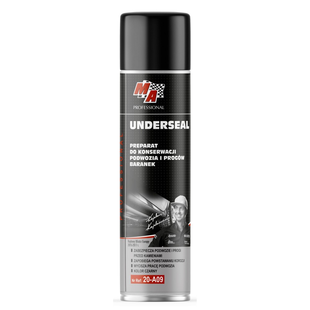 Alvázvédő spray bitumen és kaucsuk alapú, Moje Auto 20-A09 600ml