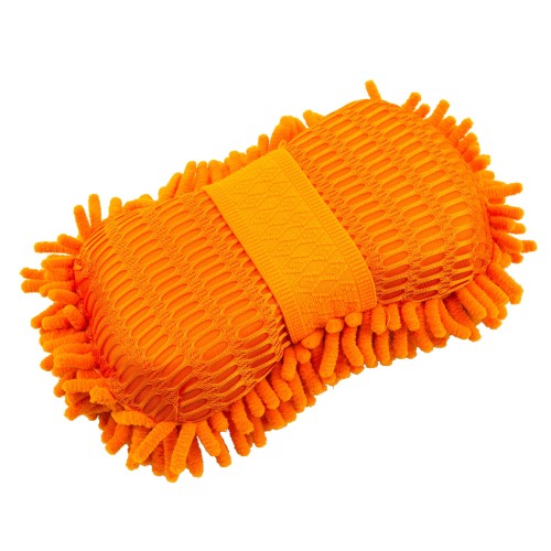 Autómosó szivacs kíméletes mikroszálas zsenília gilisztákkal 2in1 AM8189 / 94203