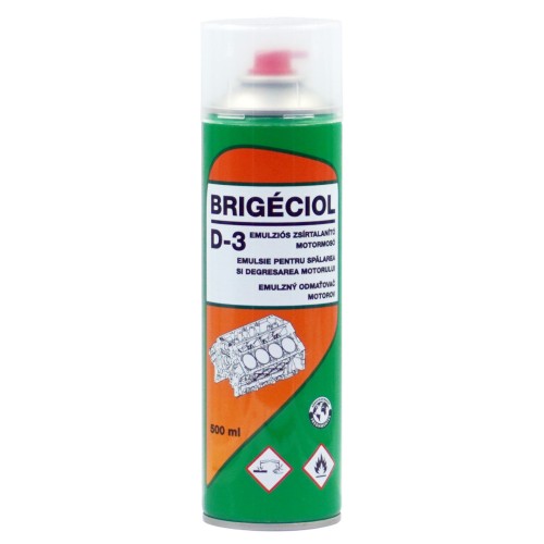 Brigéciol D-3 Emulziós motortisztító és zsírtalanító aeroszol 500 ml