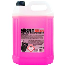Fagyálló hűtőfolyadék készrekevert -35°C G12 (piros) Glicosam 5Kg