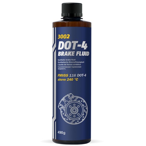 Fékfolyadék DOT-4 490gr Mannol 3002