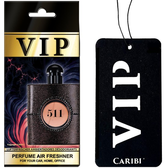 Illatosító Caribi VIP Nr. 511 - inspirálta - Yves Saint Laurent Black Opium