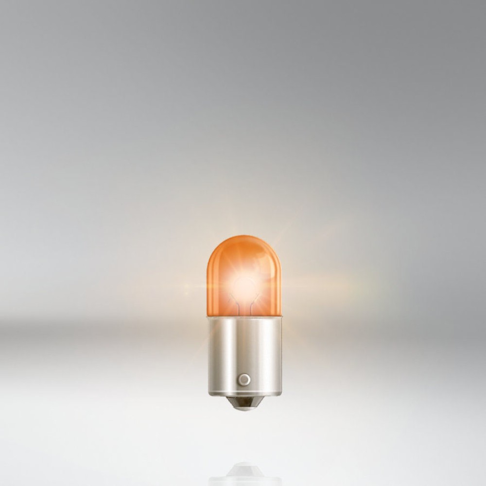 Izzó 12V/10W Bau15s Ry10W narancssárga Osram 5009