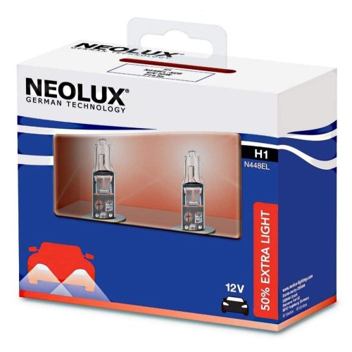 Izzó 12V/55W/H1 2db/+50% Neolux N448EL
