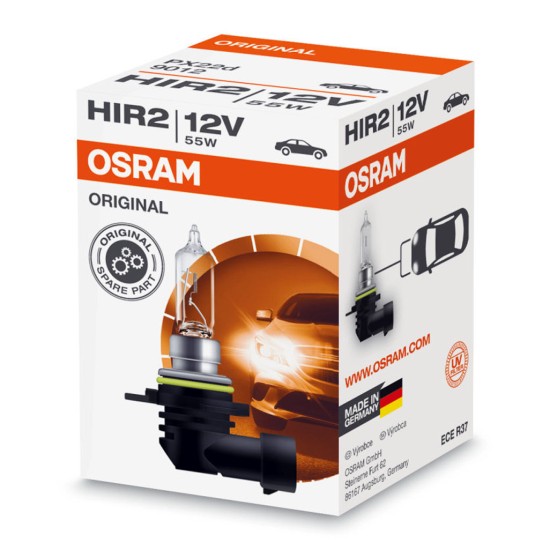 Izzó 12V/55W/HIR2/1db PX20D Osram Original Classic 9012