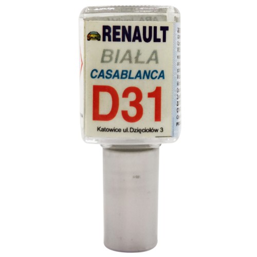 Javítófesték Reanult Casablanca fehér D31 Arasystem 10ml