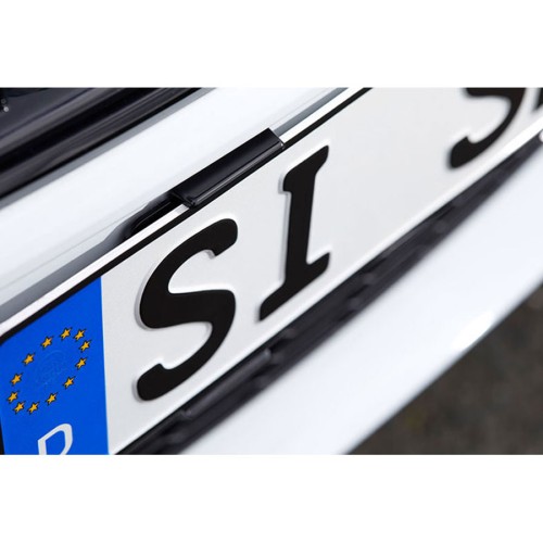 Keret nélküli prémium rendszámtábla tartó pár Simple-Fix 583199