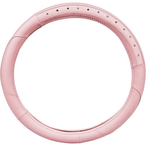 Kormányvédő 37-39cm rózsaszín-strasszköves FVP1205