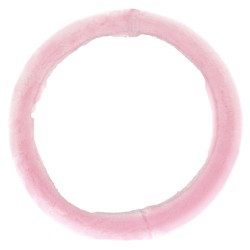 Kormányvédő 37-39cm rózsaszín szőrös 38536P