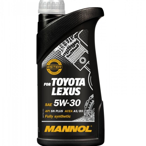 Motorolaj 5W-30 O.E.M. Toyota, Lexus A5/B5, API SN Plus Mannol 7709 1 liter