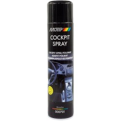 Műszerfalápoló selyemfényű szilikonmetes spray 600 ml Motip 000701