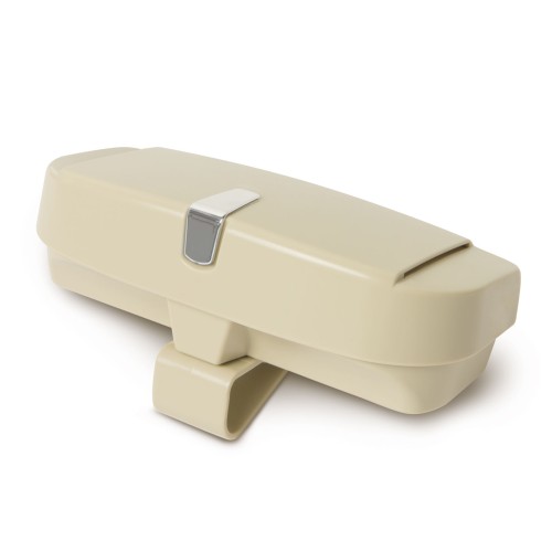 Szemüvegtartó és kártyatartó napellenzőre bézs 55685BE