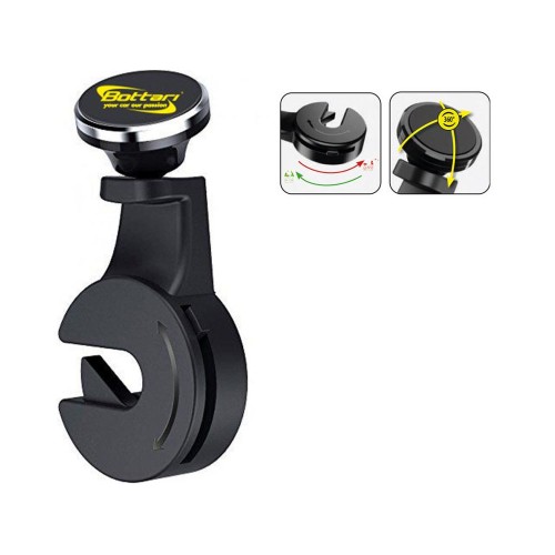 Telefon és tablet tartó fejtámlára, mágneses 16130