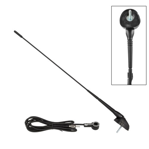 Tető antenna univerzális  dönthető, spirálos AM3124, 90540