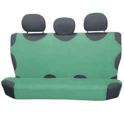 Trikóhuzat bolyhos pamut hátsó ülésre zöld