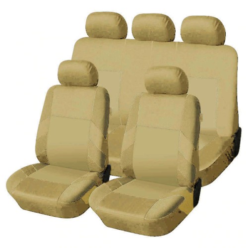 Univerzális üléshuzat garnitúra bézs-bézs (osztható) Exlusive