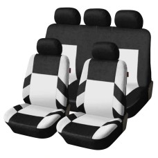 Univerzális üléshuzat garnitúra fekete-fehér (osztható) Exlusive