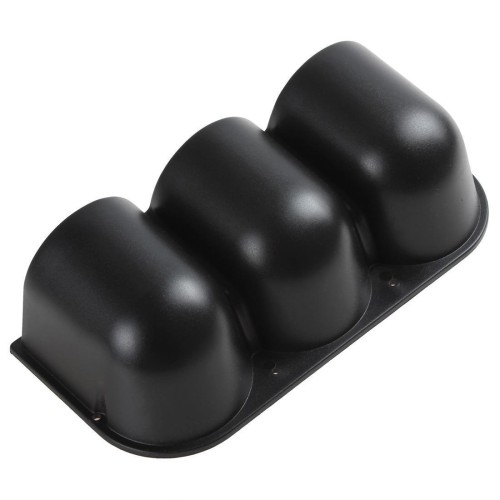 Műszertartó ház 52mm-es műszerhez 3-as fekete MGB3/CK L