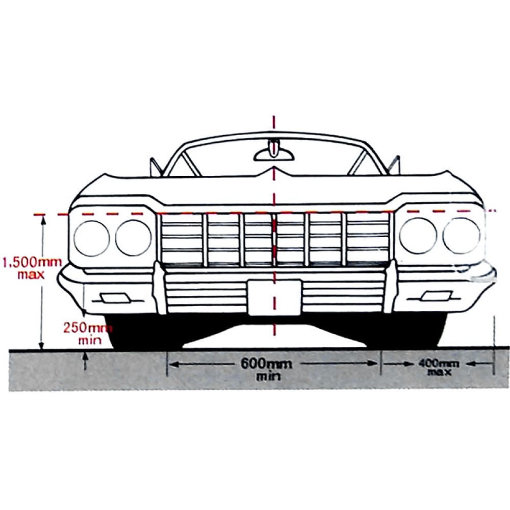 DRL Nappali menetfény 2x8db fehér LED LA-589