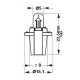 Izzó 12V/2W B8,3D (BAX10S) fehér izzó Elta 286TW / 372TB