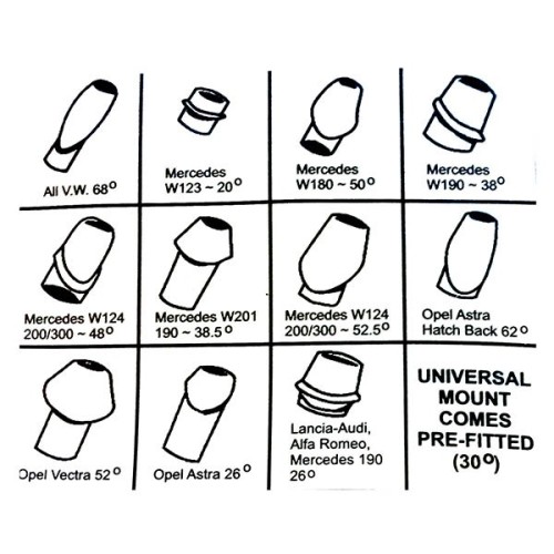 Antenna motorikus (11 adapteres) AM/FM 18718