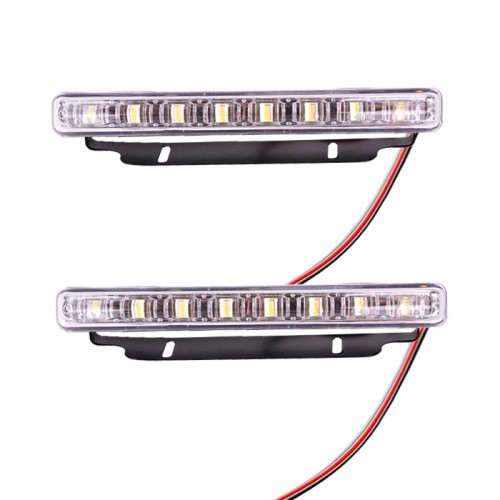DRL Nappali menetfény 2x8db fehér LED LA-589