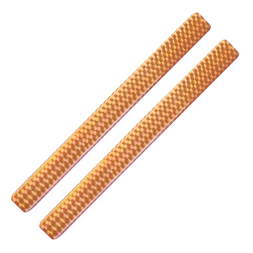 Fényvisszaverő matrica 2db-os 2x30cm műgyantás narancssárga 805
