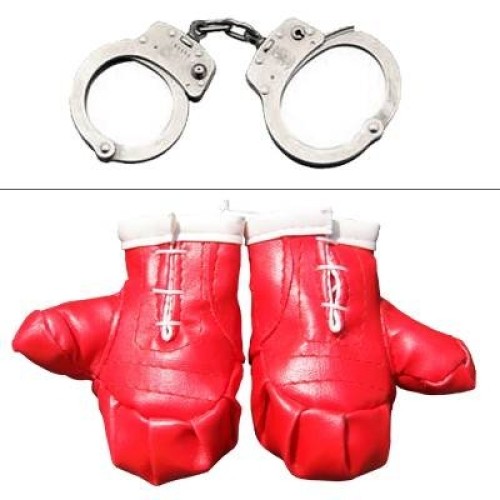 Fityegő box kesztyű 2db-os, bilincs 02209, 28847