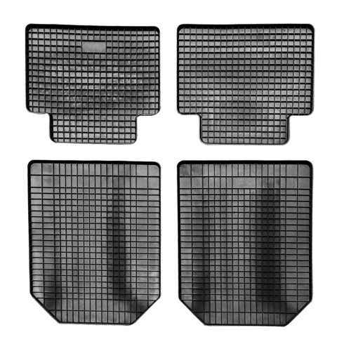 Gumiszőnyeg hótálca kialkítással 4db-os fekete