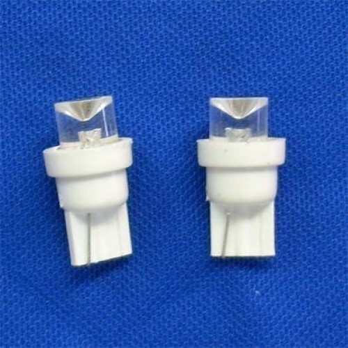 Izzó 12V T10 fehér tölcséres LED párban 2028W