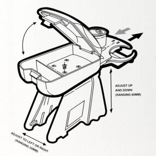 Könyöklő univerzális  karbon-fekete 15cm széles AM8846