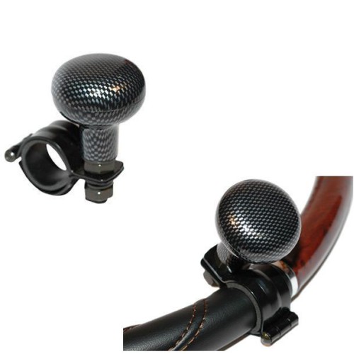 Kormánytekerő gomb karbon 03156