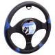 Kormányvédő 37-39cm bőr hatású kék-fekete Grip 31403 Kormányvédő 37-39cm bőr hatású kék-fekete Grip 31403