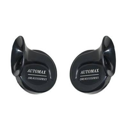 Kürt csiga (duda) 12V párban High and Low fekete AM2034 / 91592