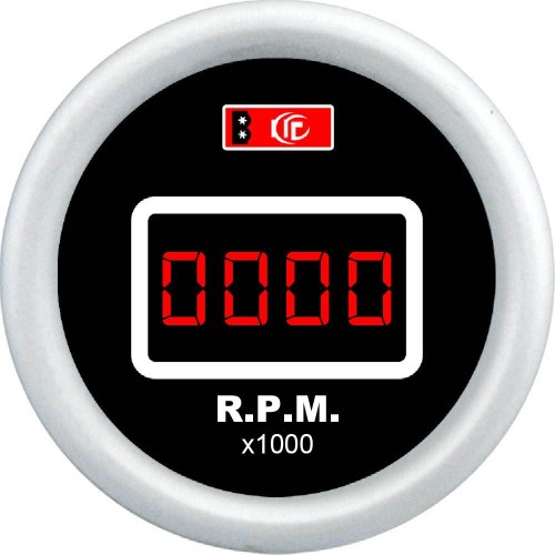 Műszer, digitális fordulatszám mérő, 52mm, DGT8805