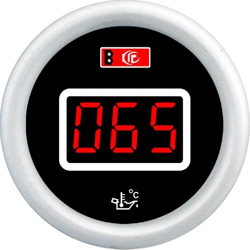 Műszer digitális olajhőfok mérő átm.52mm DGT8803