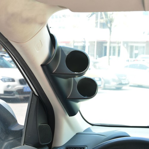 Műszertartó ház 52mm-es műszerhez 2-es fekete MGA2/CK L