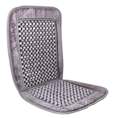 Ülésvédő golyós plüsskeretes ezüst AM0504
