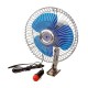 Ventilátor 17cm-es 12V oszcilláló 95378